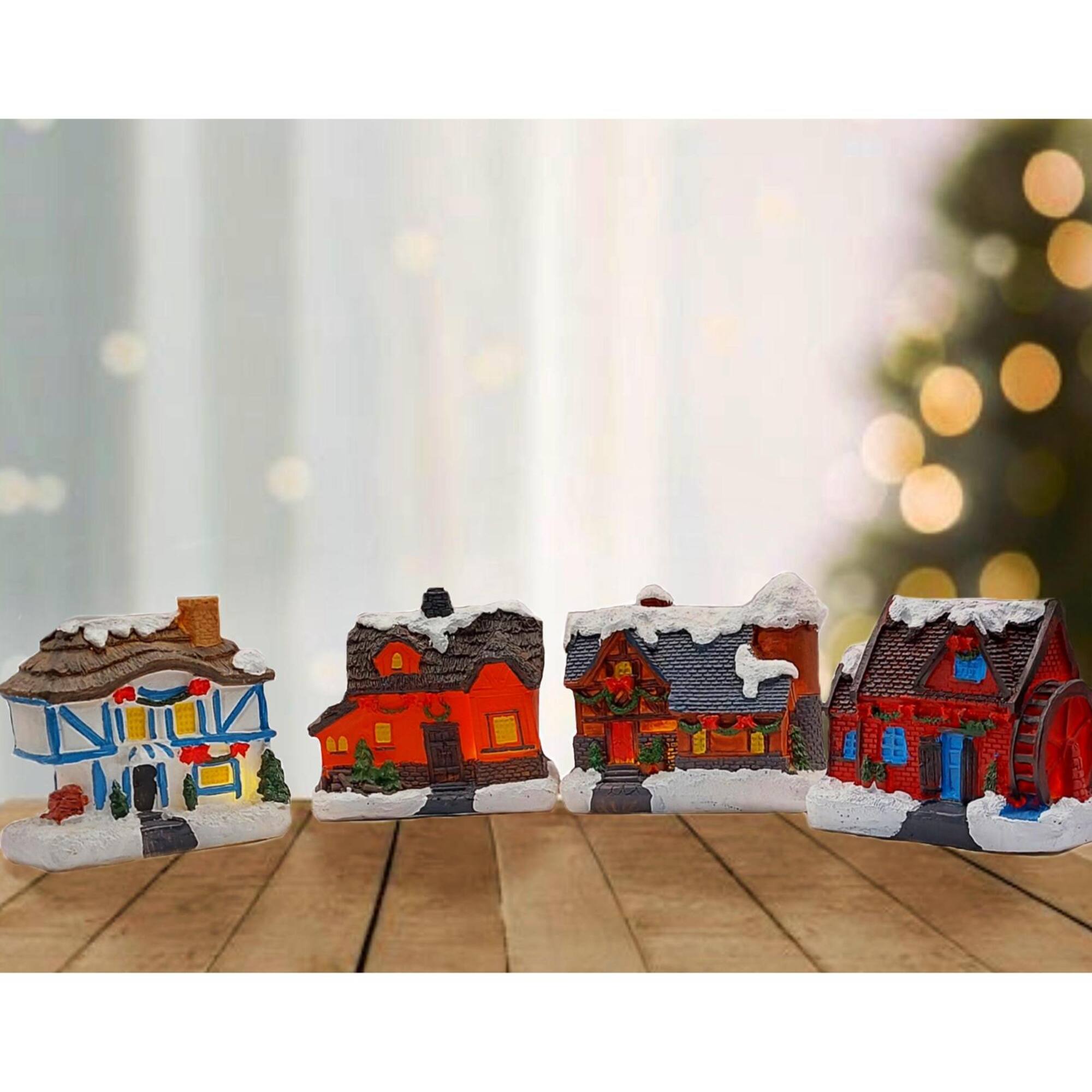 Wizardi Christmas Village House Set
